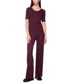 Dames T-shirt bordeaux