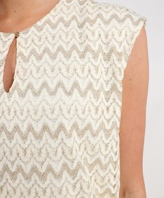 Dames top ecru