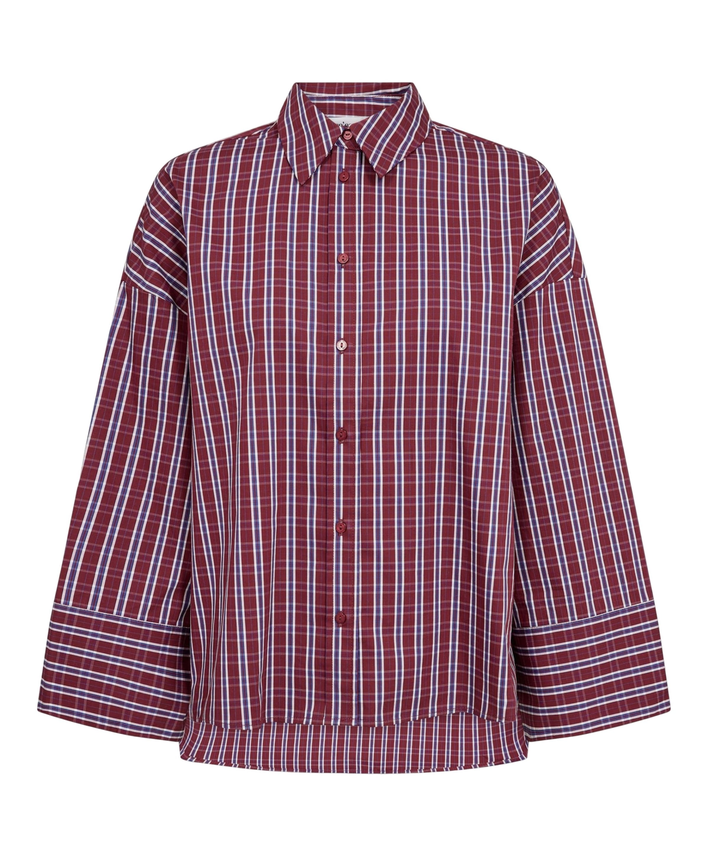 Dames blouse bordeaux
