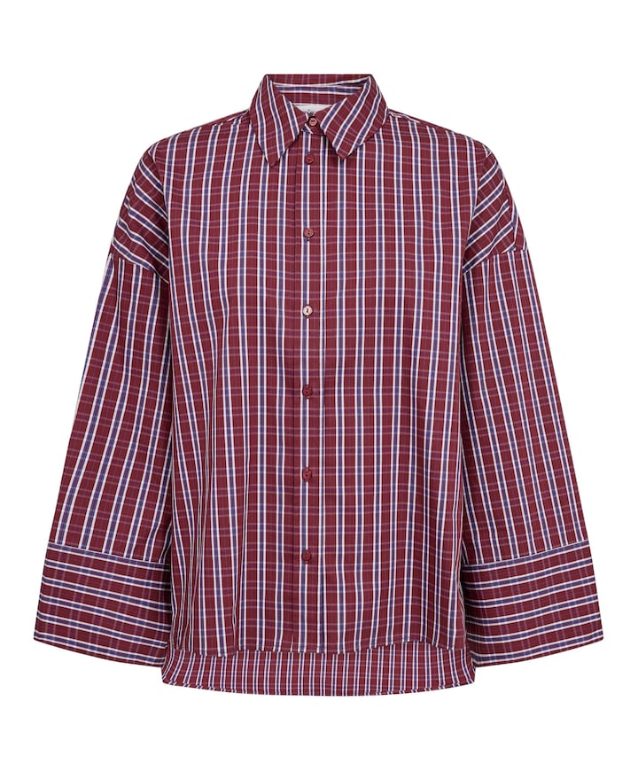 Dames blouse bordeaux