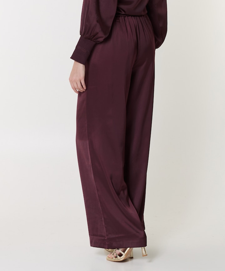 Dames broek bordeaux