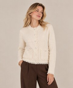 Dames vest beige