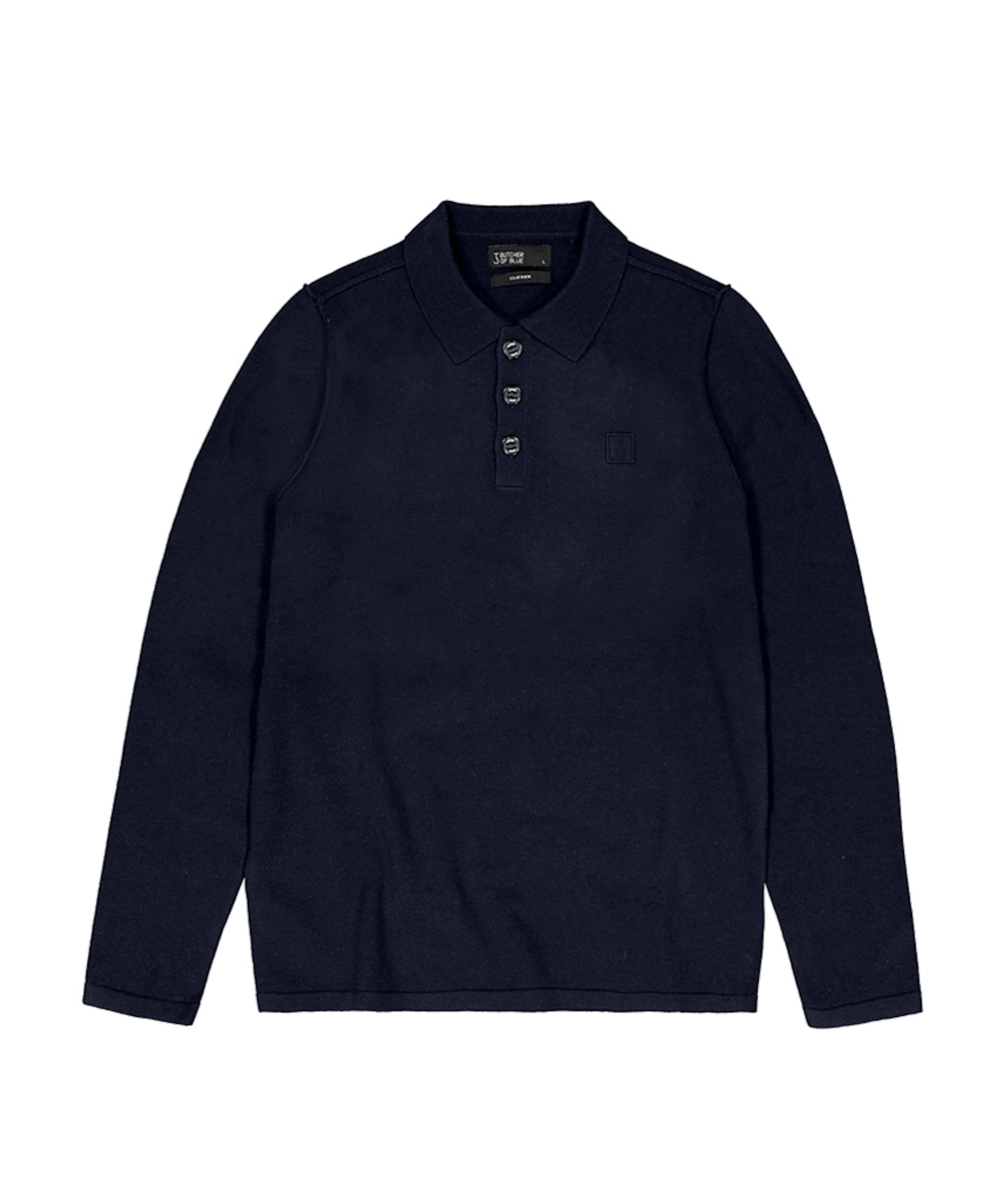 Heren polo blauw