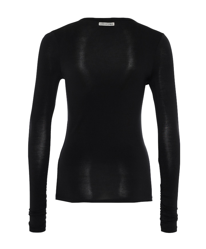 Dames longsleeve zwart