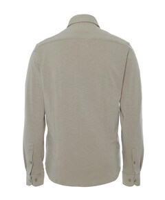 Heren overhemd lange mouw groen