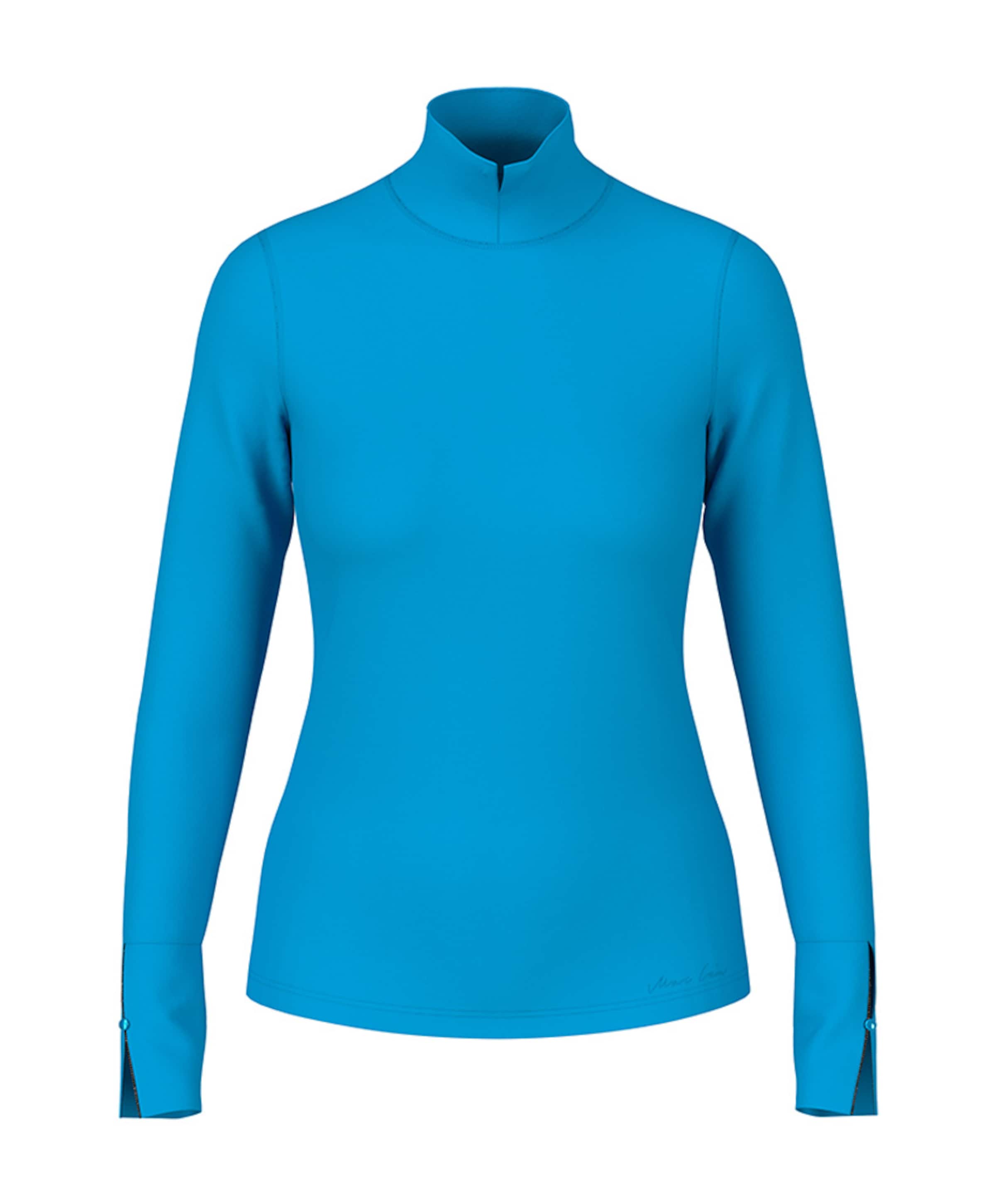 Dames longsleeve blauw