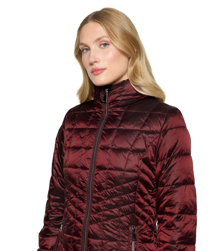Dames jas bordeaux