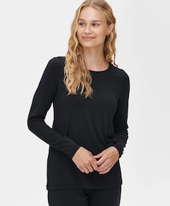 Dames pyjamatop zwart