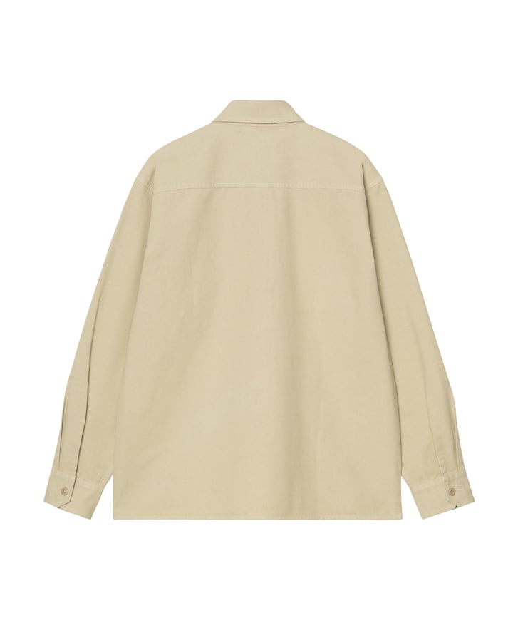 Heren overshirt beige