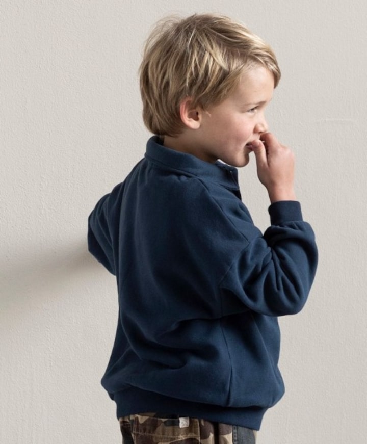 Jongens trui blauw