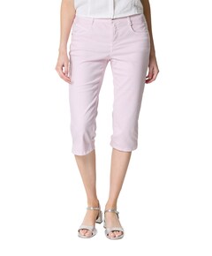 5-Pocket Slim dames capri broek roze