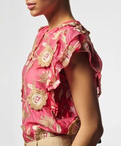 Dames top rood
