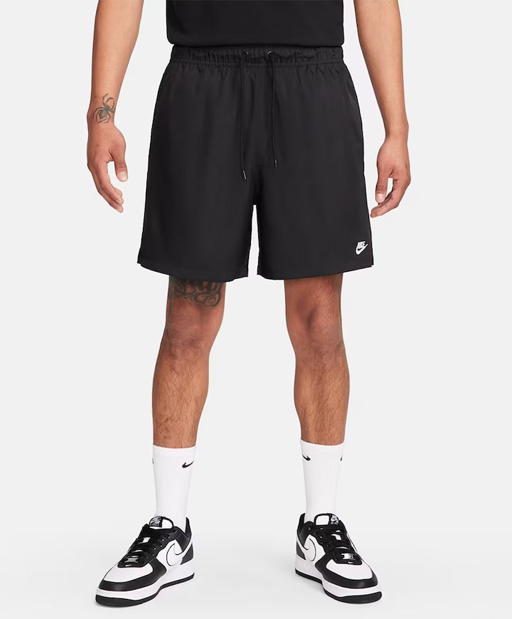 Nike Club Men's Woven Flow heren shorts zwart