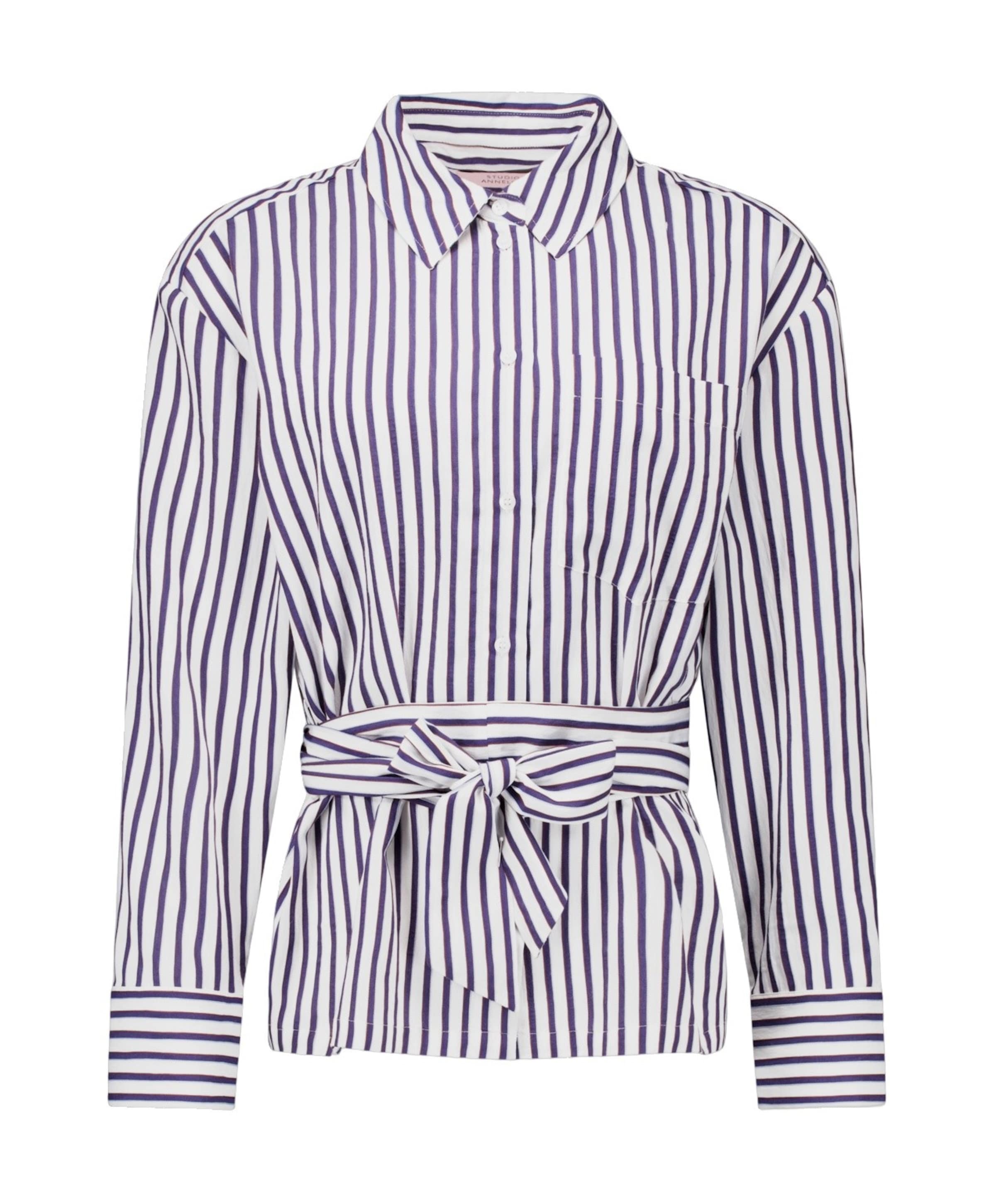 Dames blouse blauw