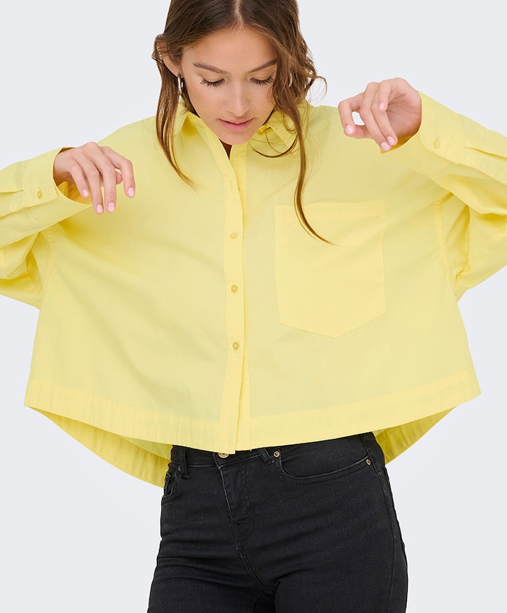 Dames blouse geel