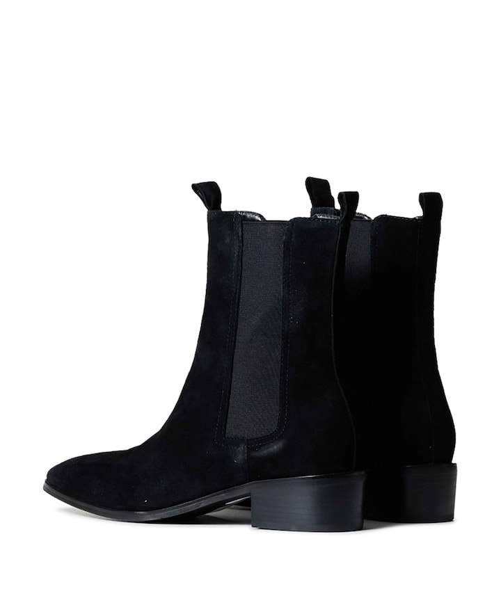 Berenice dames enkellaarzen zwart