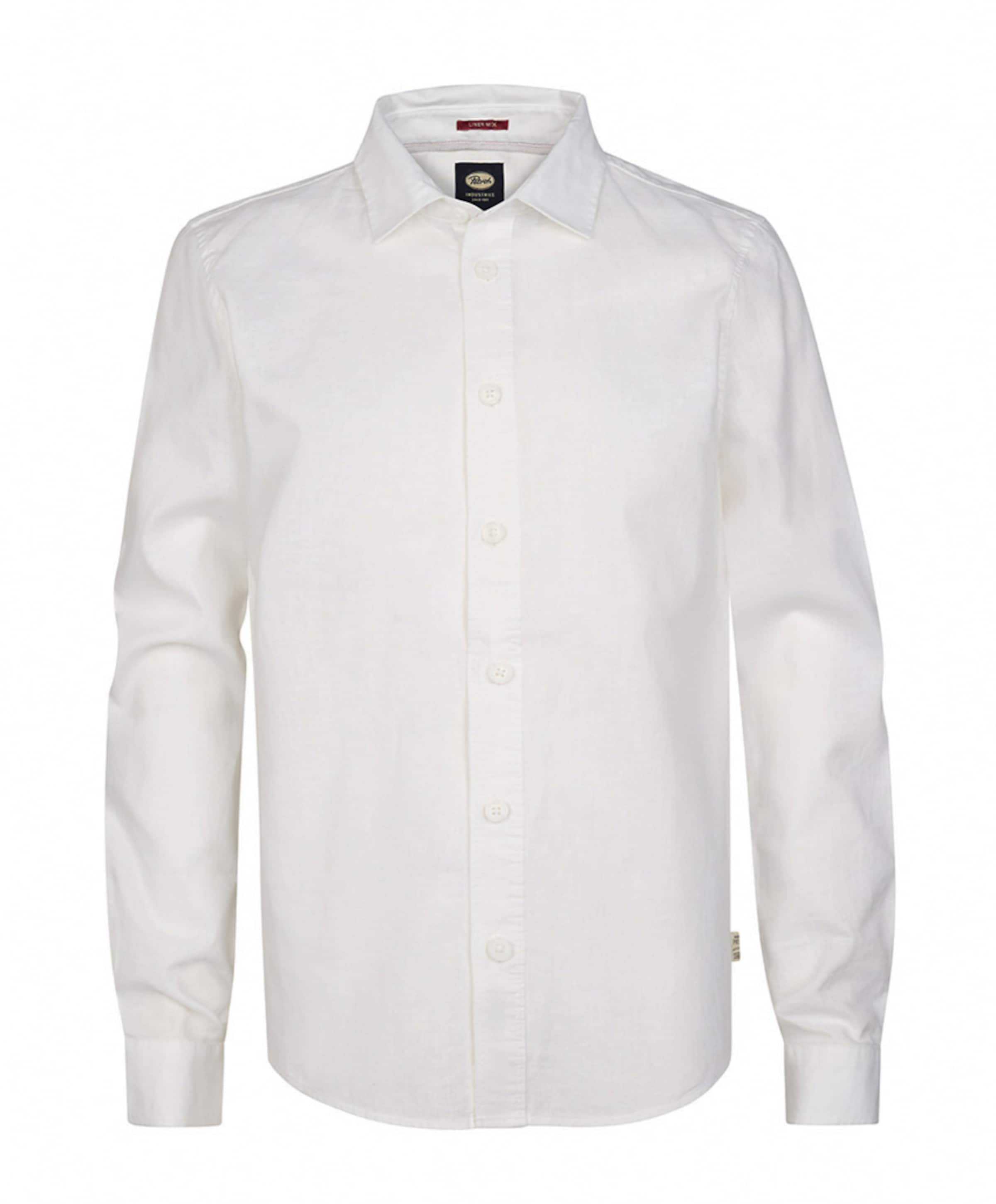 Jongens overhemd lange mouw wit