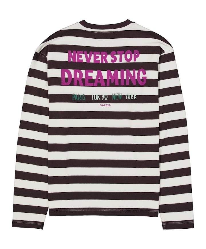 Meisjes longsleeve bruin