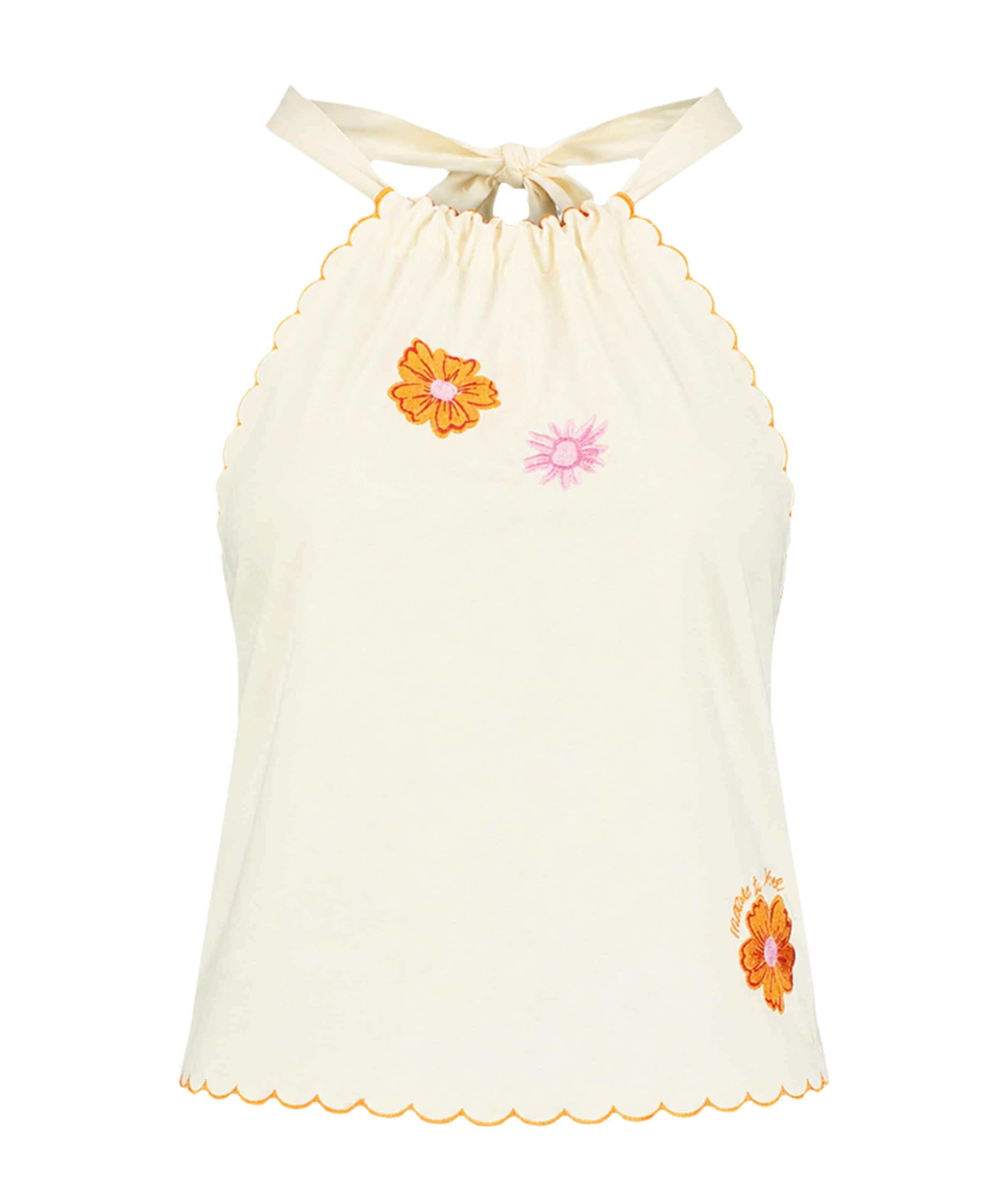 Dames top ecru