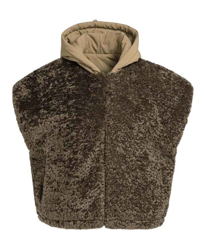 Dames bodywarmer bruin