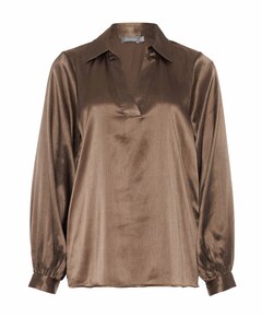 Dames blouse bruin