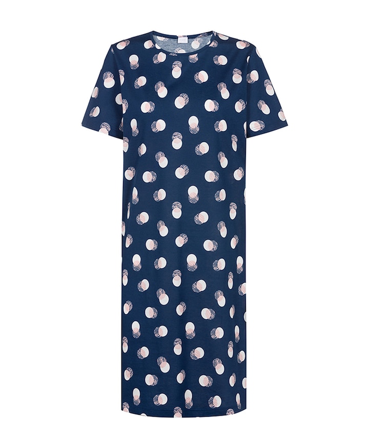 Dames nachthemd blauw