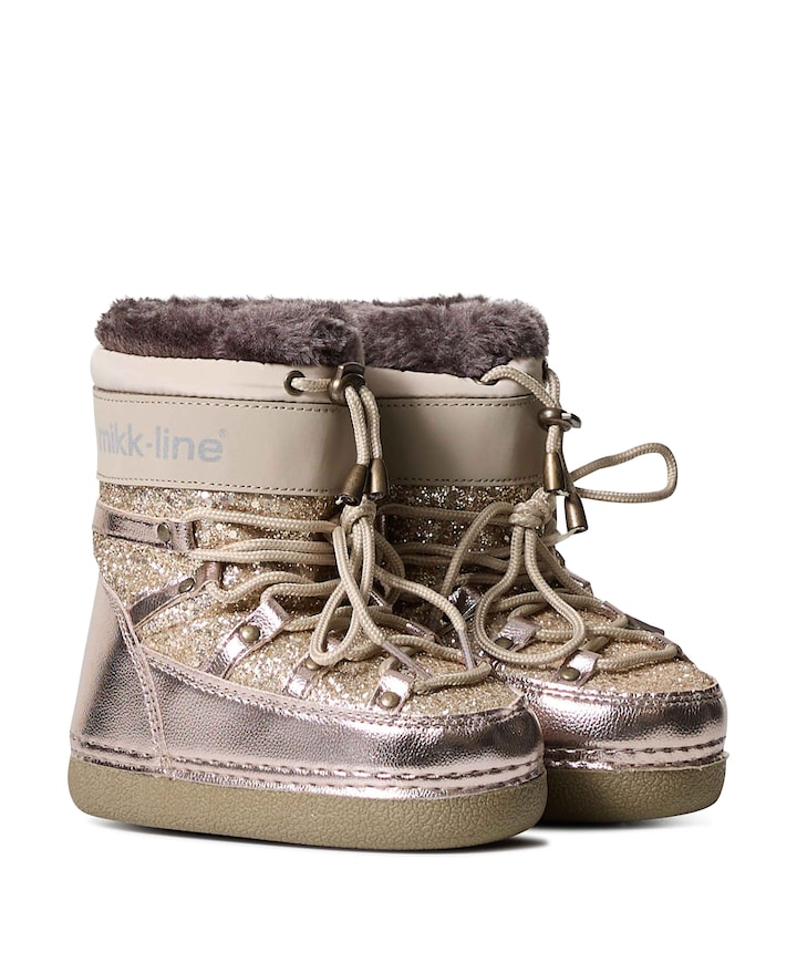 Glitter boots goud