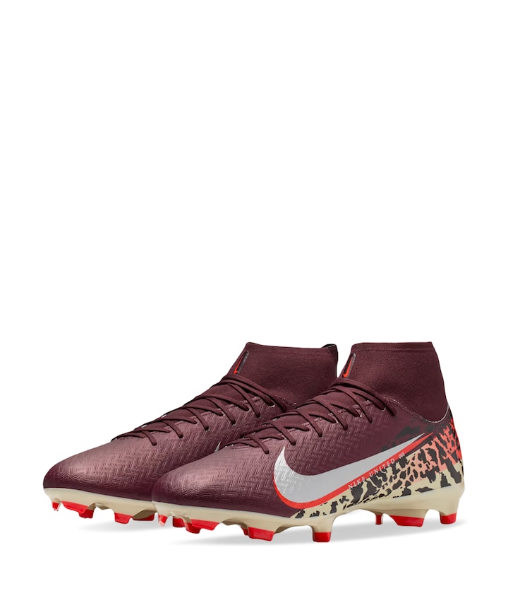 Zm Superfly 10 Acdmy Fg/mg Nu3 heren voetbalschoenen bordeaux