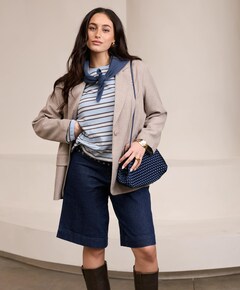 Dames longsleeve blauw