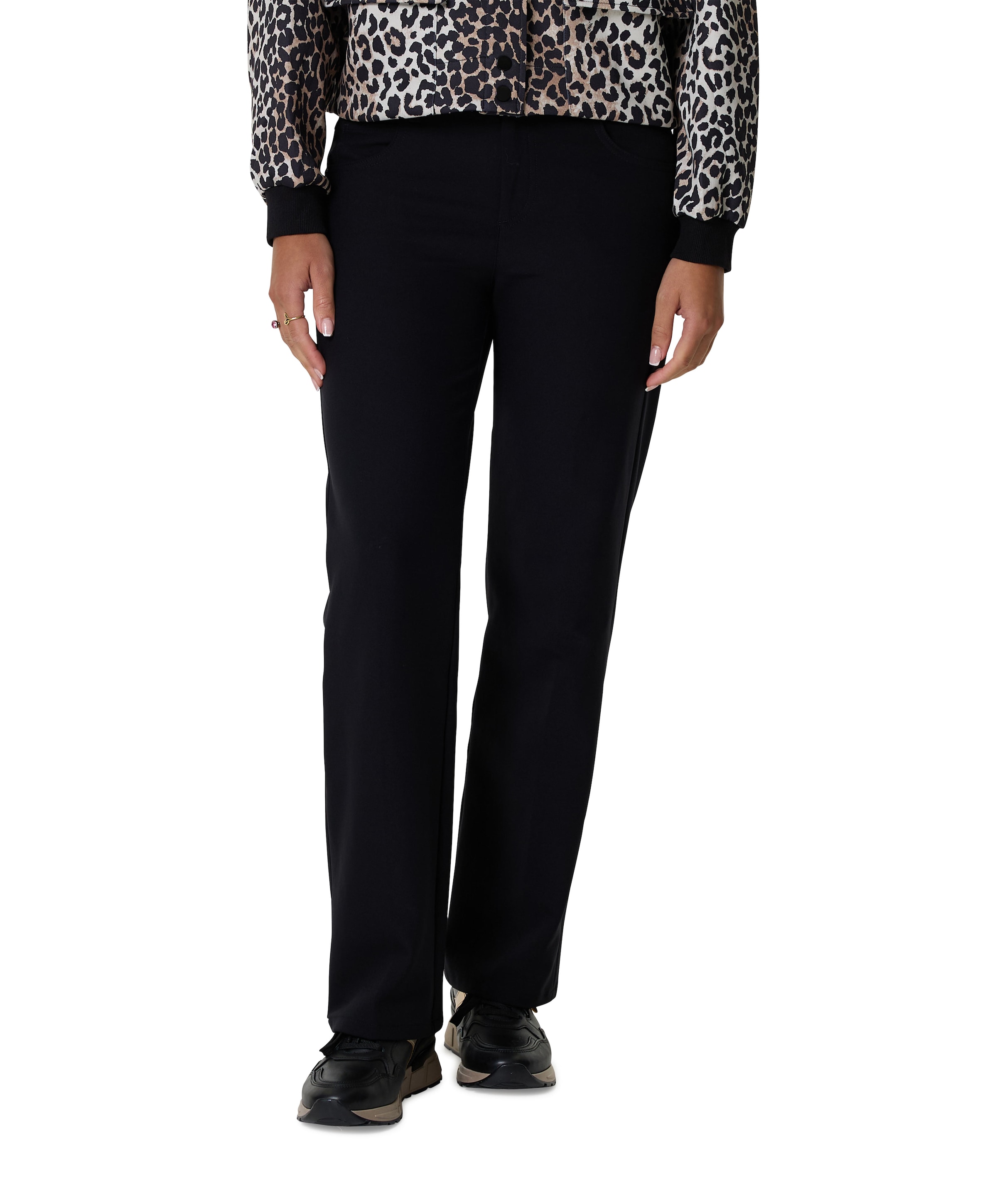 LARA dames broek zwart