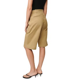 June 8010 Fresh Gabardine dames korte broek beige
