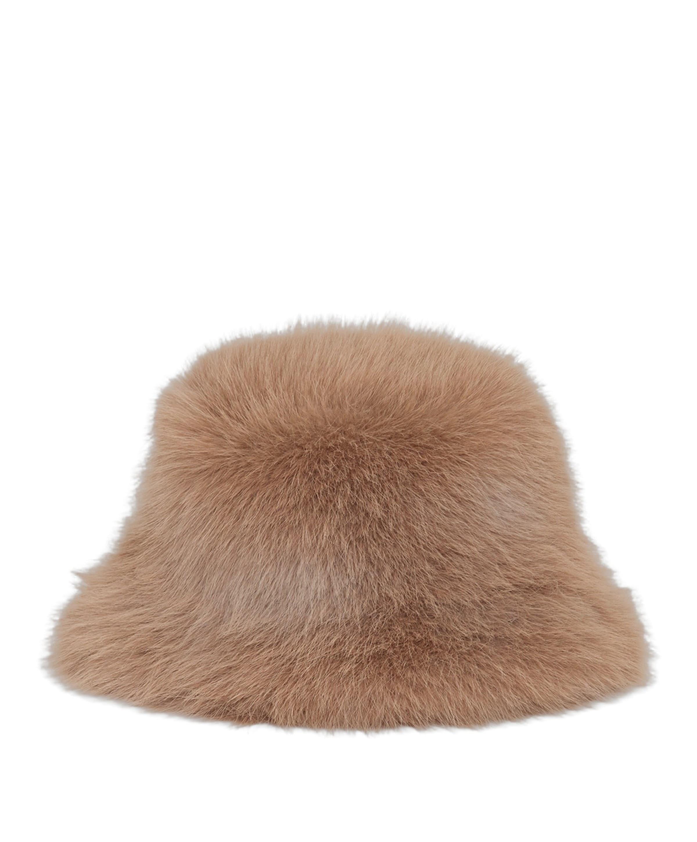 Dames bucket hat bruin