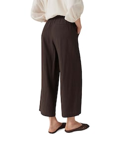 Marou crinkled dames broek bruin