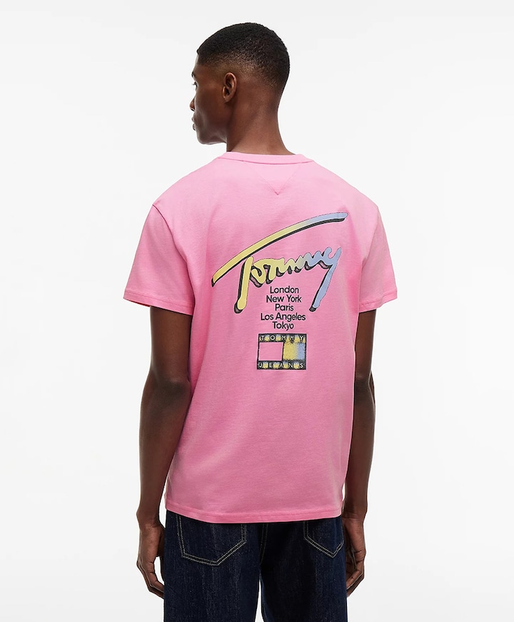 Heren T-shirt roze