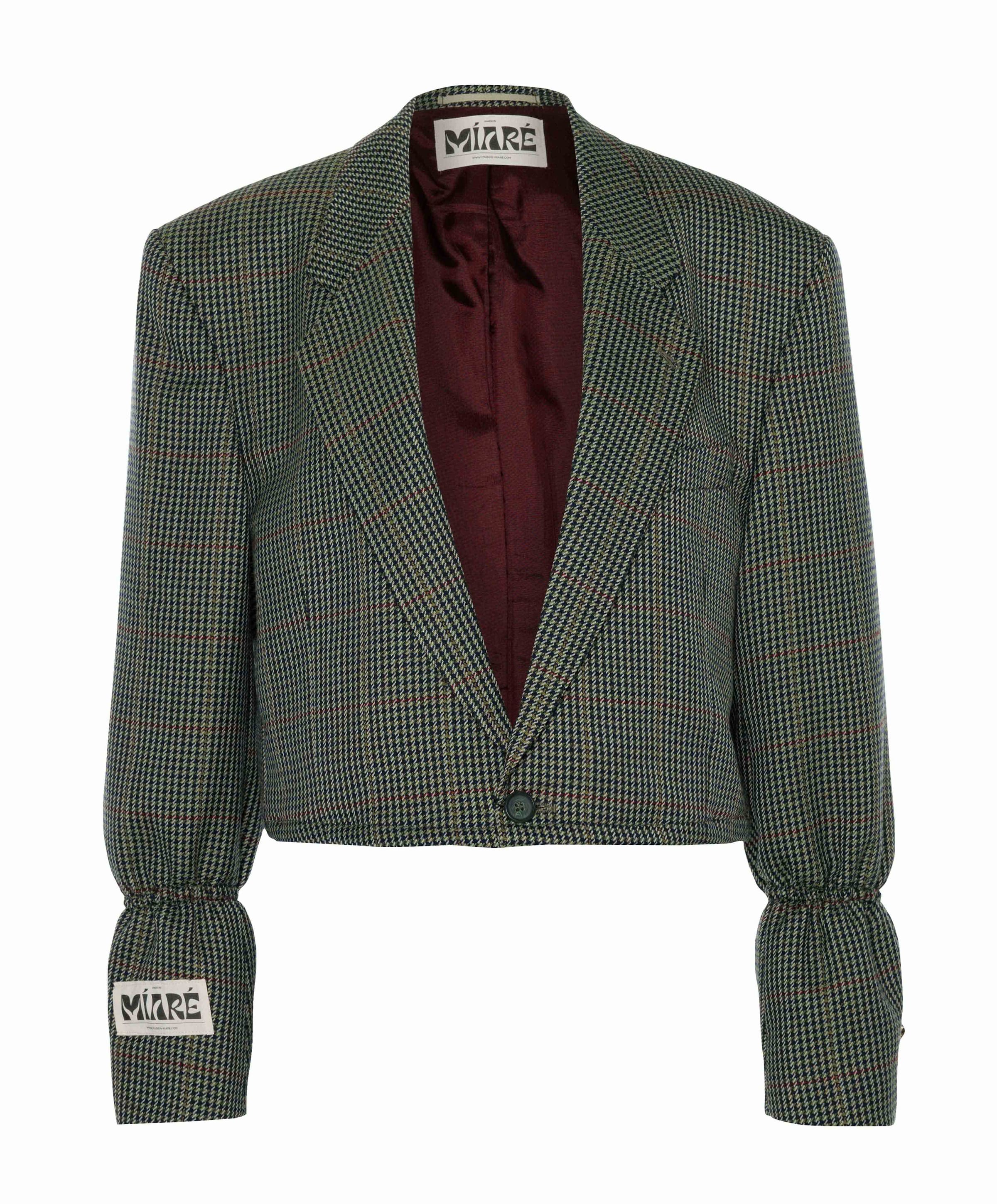 Dames blazer groen