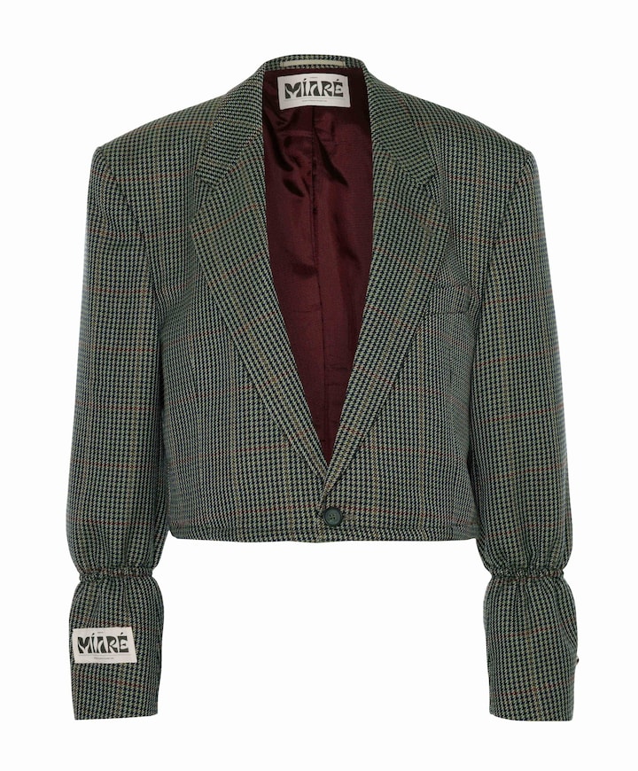 Dames blazer groen
