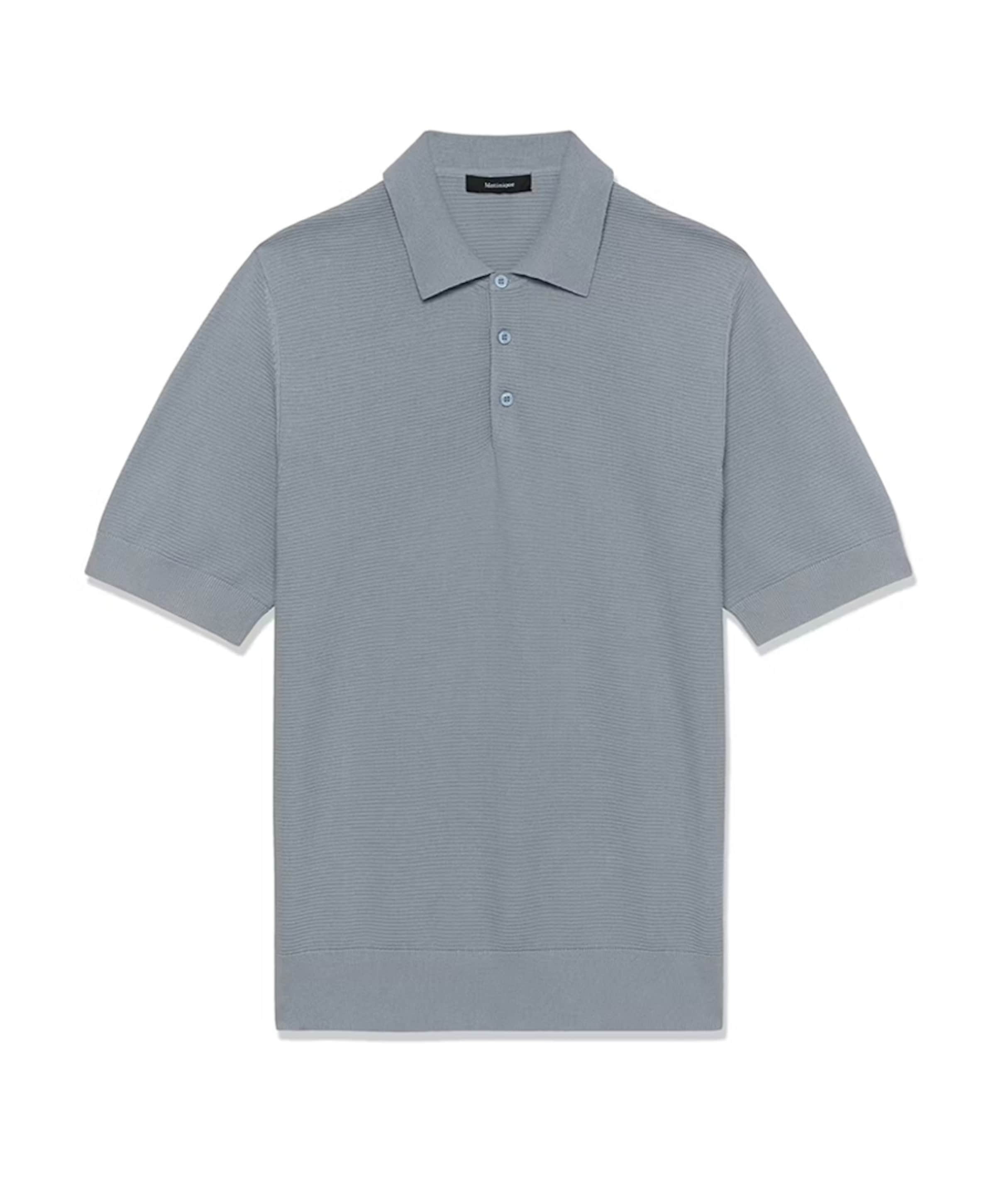 Heren polo blauw