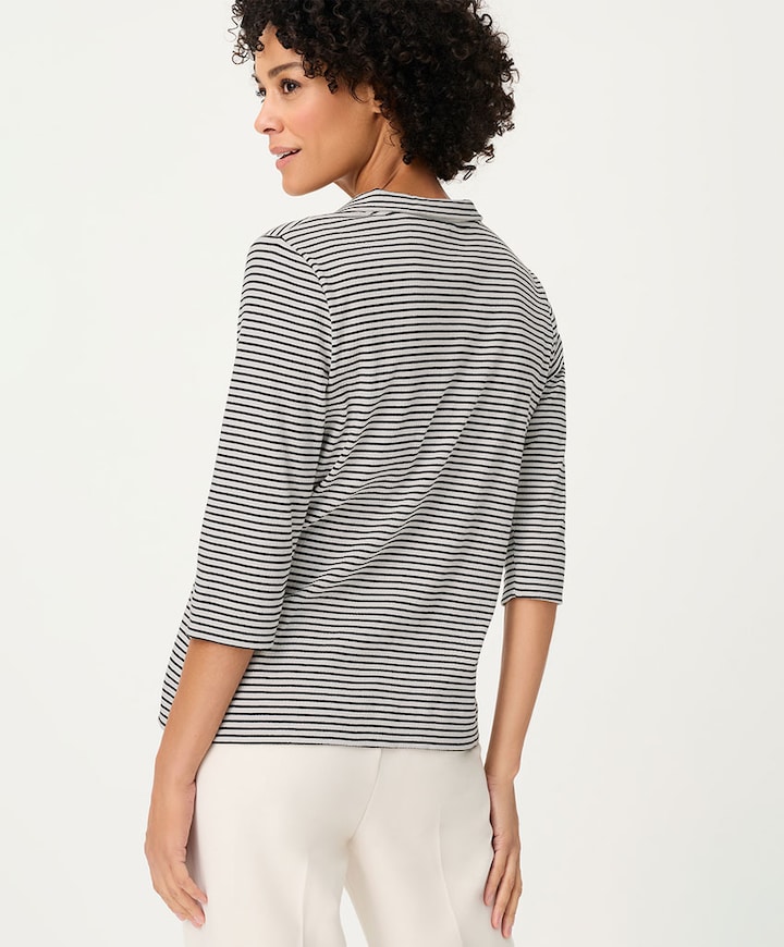 Dames polo zwart