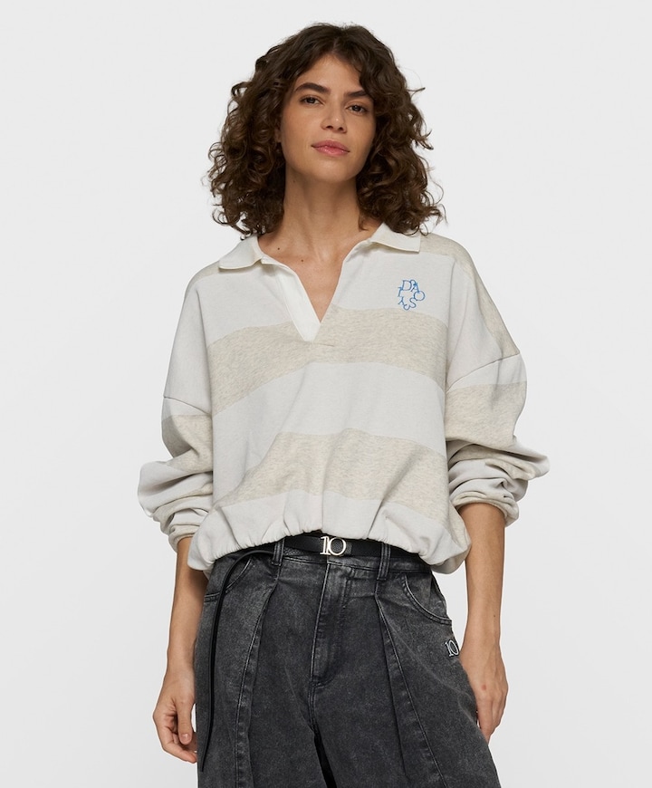 Dames sweater ecru