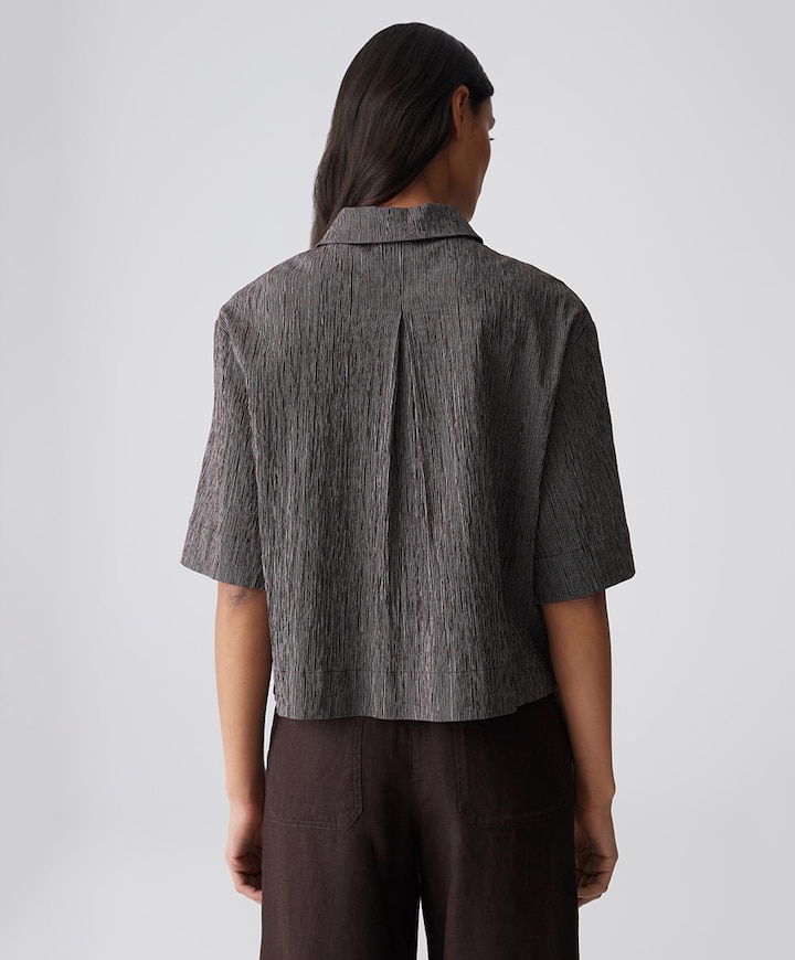 Dames blouse bruin