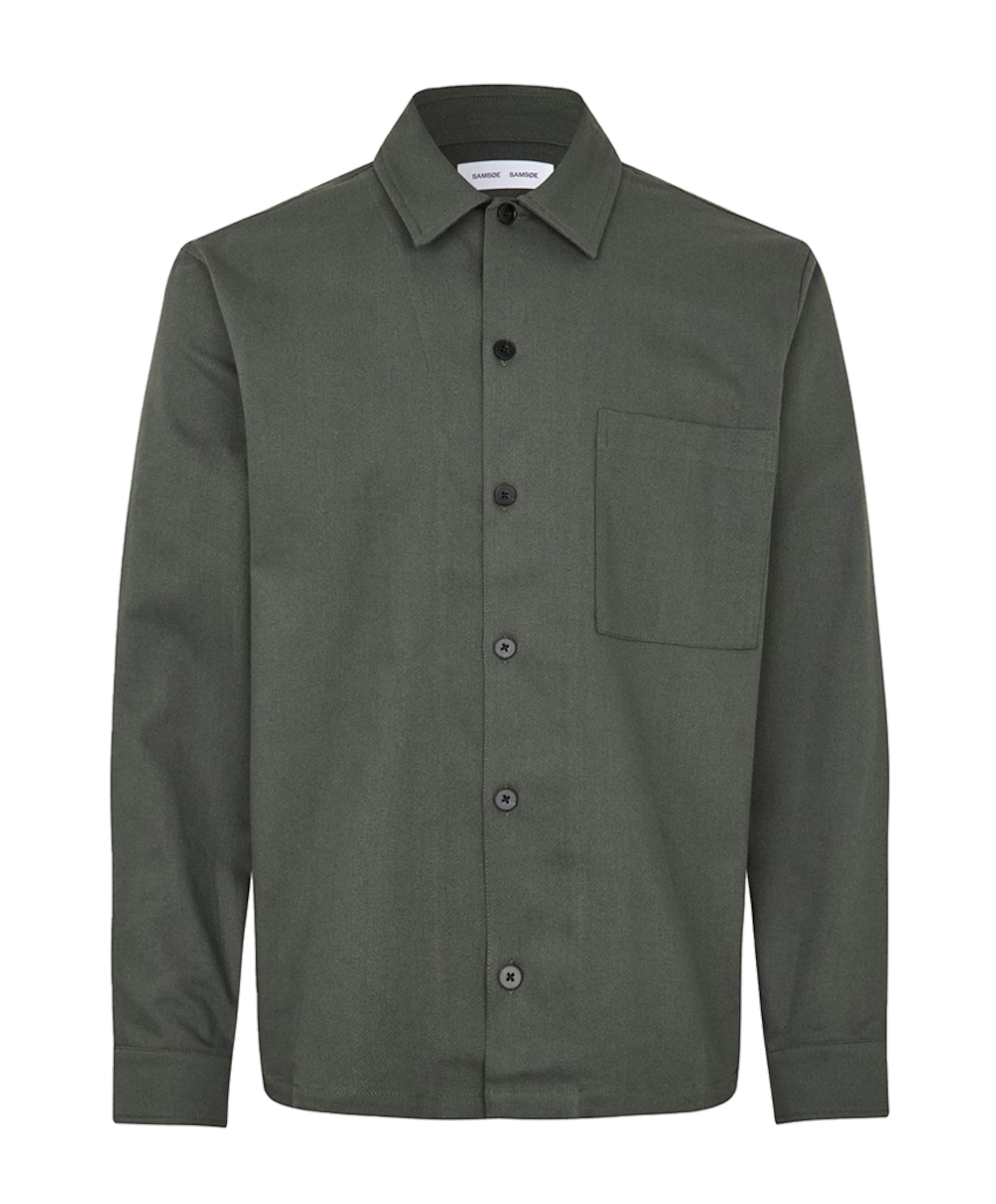 Heren overshirt groen