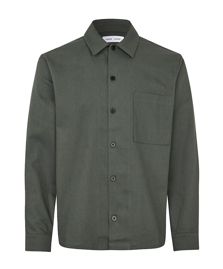 Heren overshirt groen