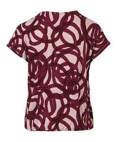 Dames T-shirt bordeaux
