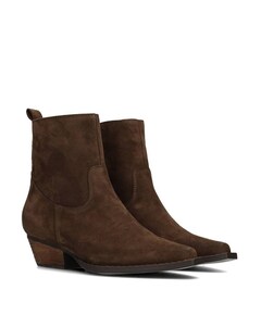 Rose dames enkellaarzen bruin