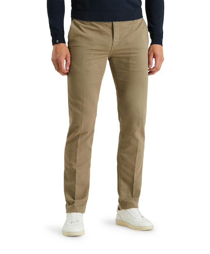 V9 CHINO DOBBEY STRETCH. heren broek beige