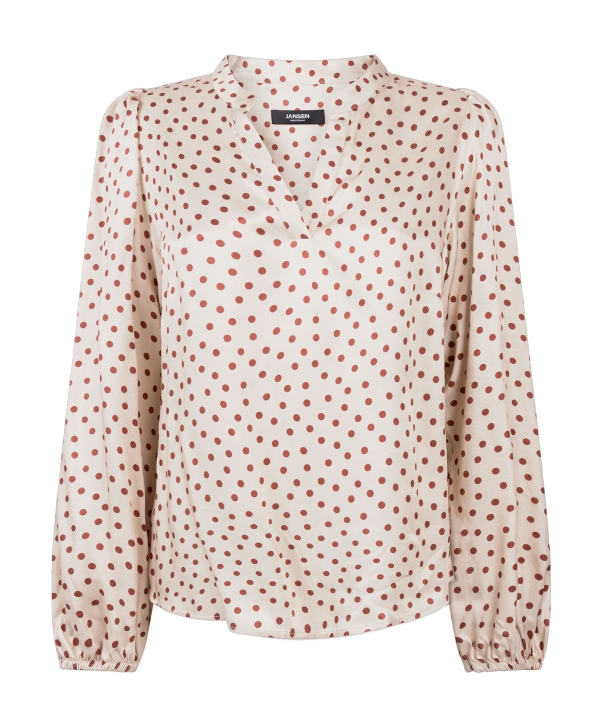 Dames blouse beige