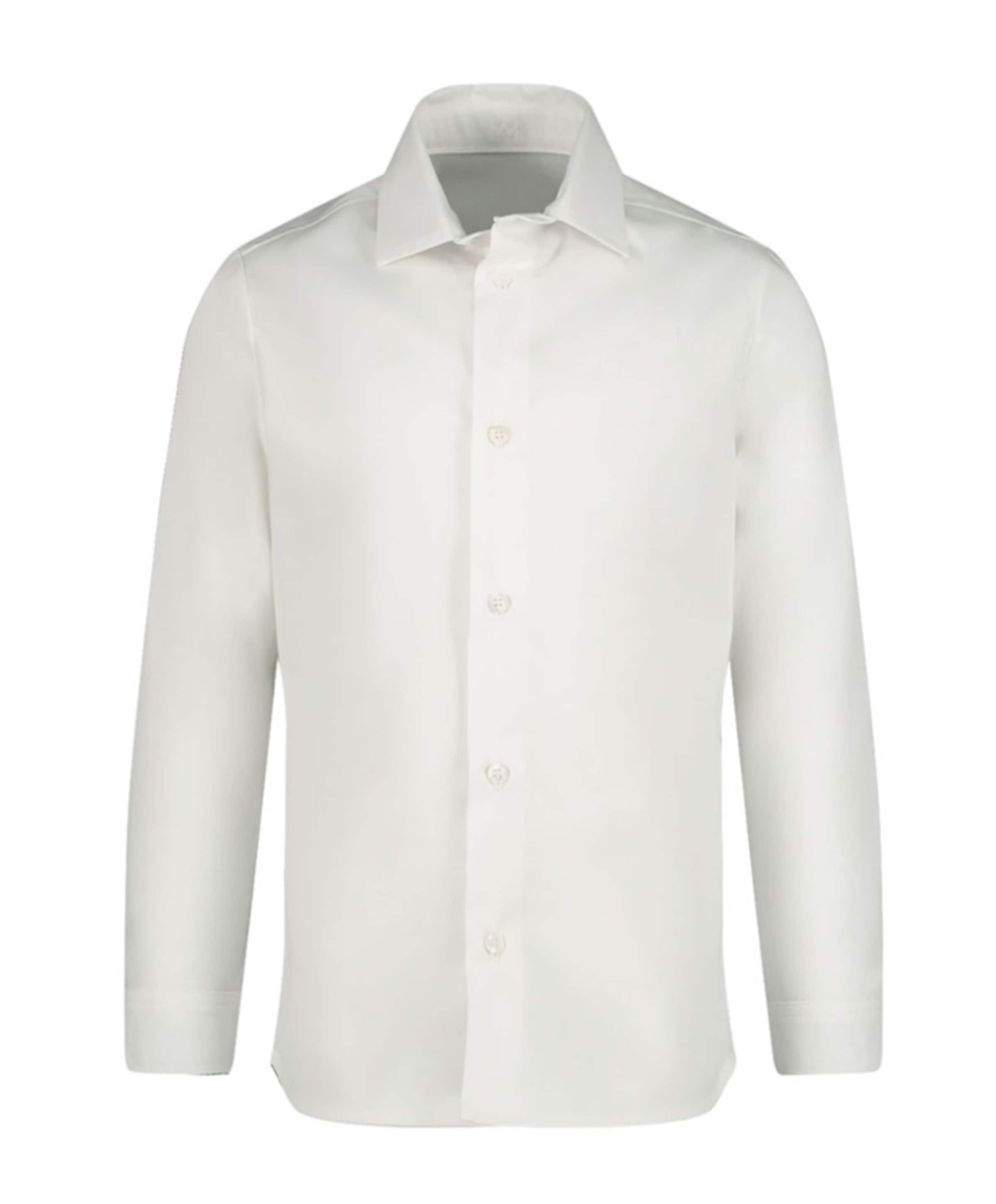 Jongens overhemd lange mouw wit