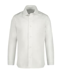 Jongens overhemd lange mouw wit