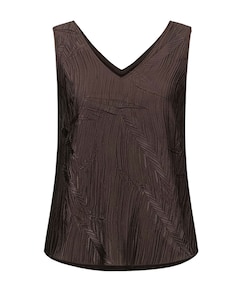 Dames top bruin