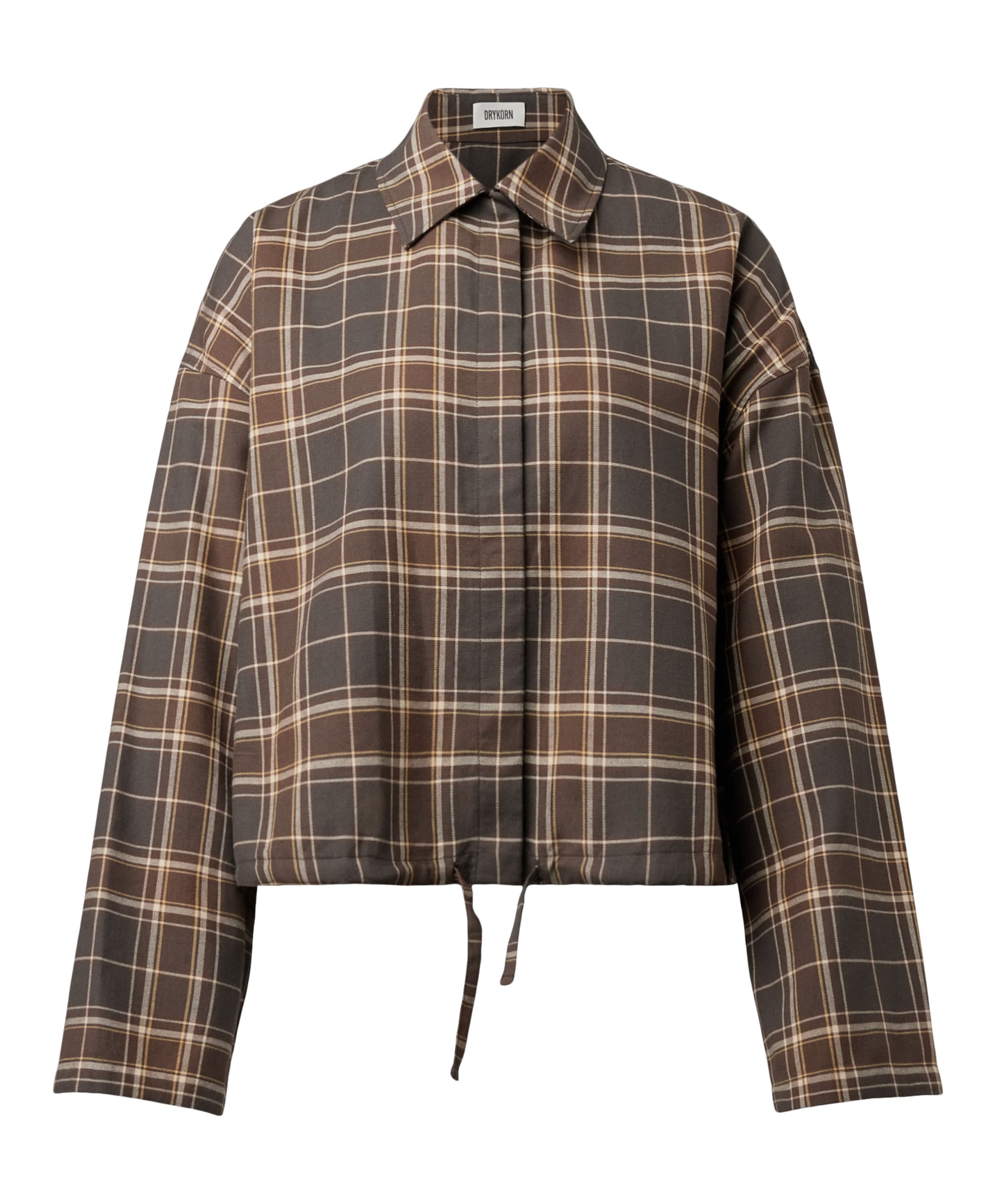 Dames blouse bruin